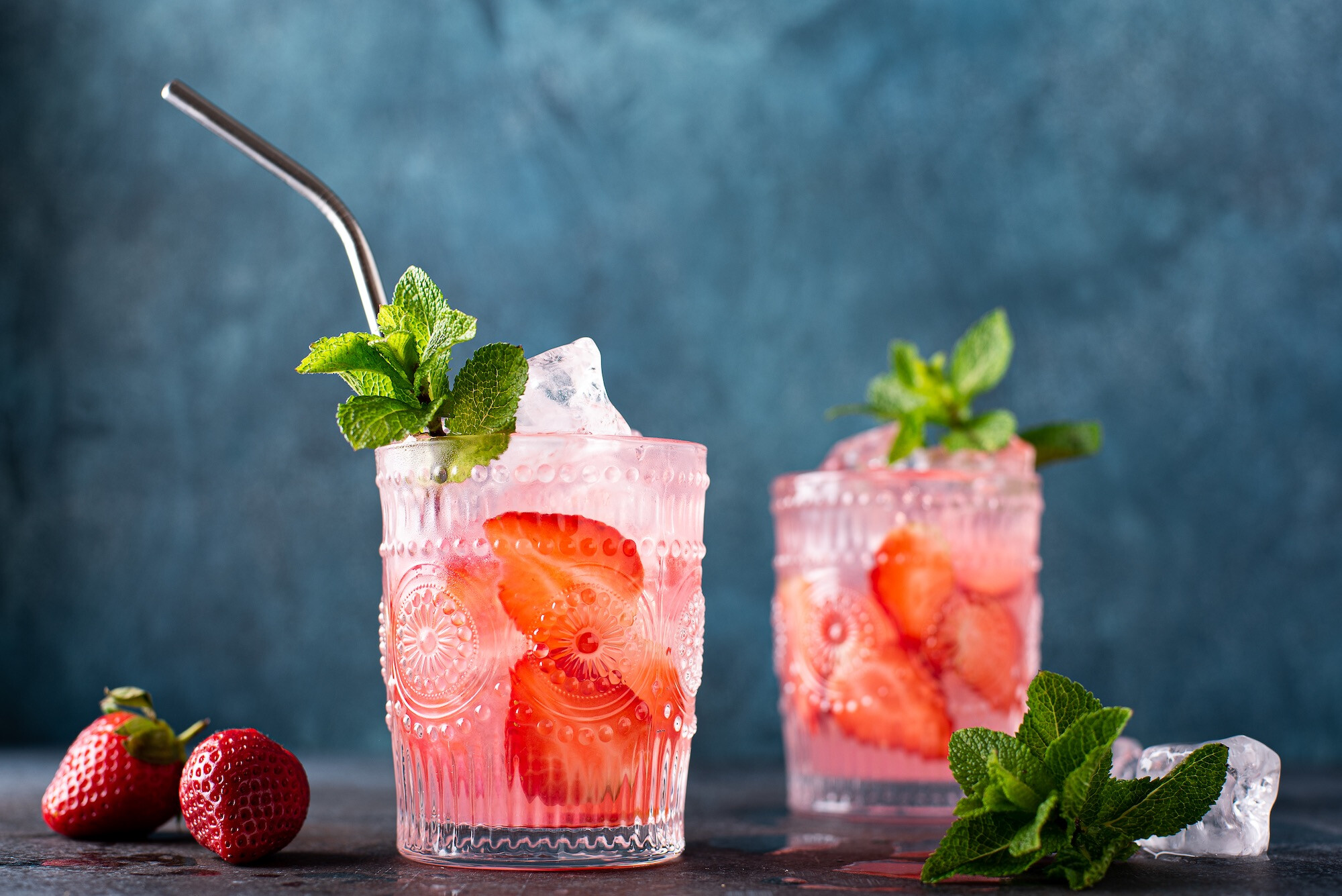 Strawberry Mojito cocktail recipe-image