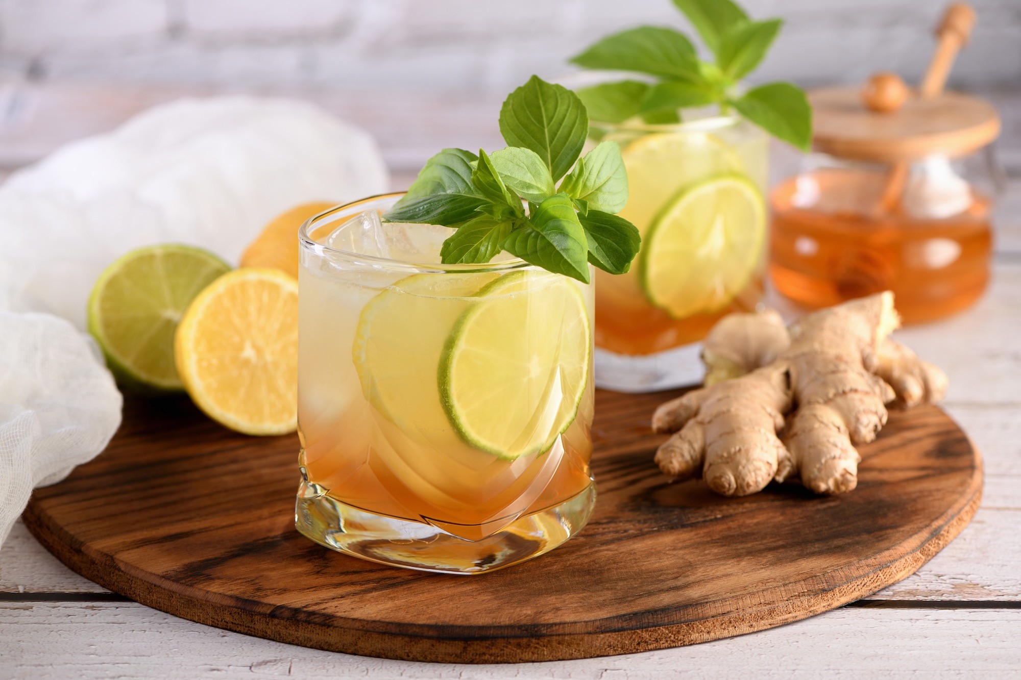 Ginger Mojito cocktail recipe-image